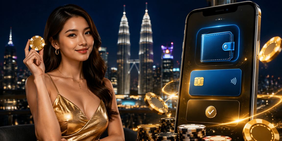 Pengguna di Kuala Lumpur bermain kasino langsung melalui telefon bimbit dengan antara muka responsif